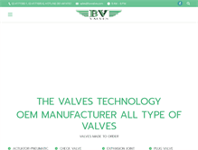 Tablet Screenshot of bvvalve.com